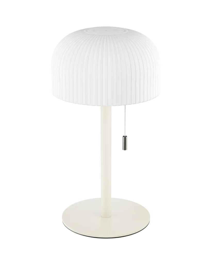 Deluxe Homeart LED-Lampe – Ikon Copenhagen 27 cm – Beige - Nordicflame-de