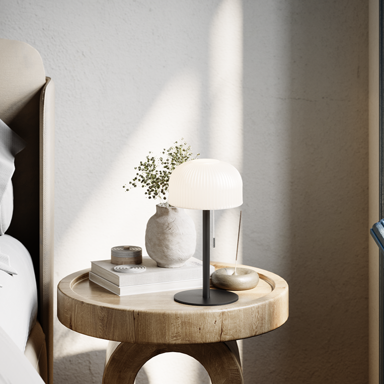 Deluxe Homeart LED-Lampe – Ikon Copenhagen 27 cm – Schwarz - Nordicflame-de